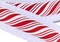 RG Ribbon: 1.5" Peppermint Twist Wired Ribbon with Fuzzy Drift Edges - 10 Yards - Red, White - For Bows, Wreaths, Crafts and Christmas Decorations
